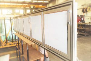 STAINLESS STEEL SWING DOOR INSERT [UNDER BAR FRIDGE] (2)